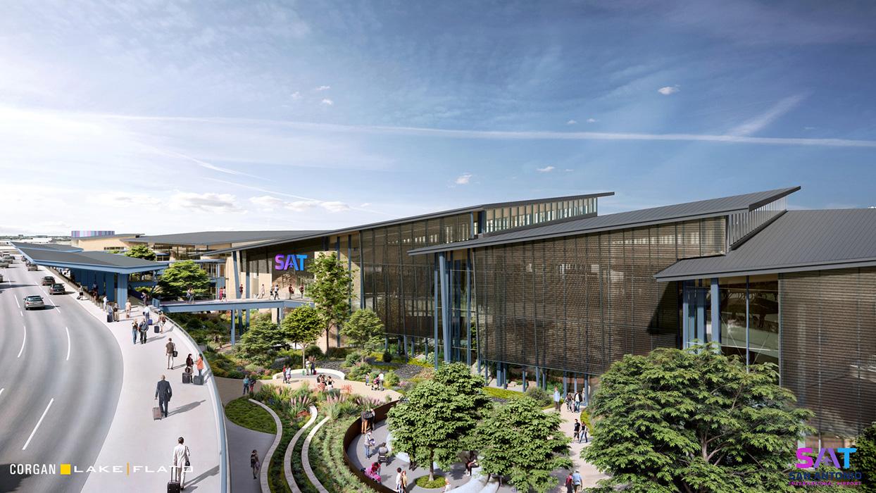 San Antonio Airport Terminal rendering
